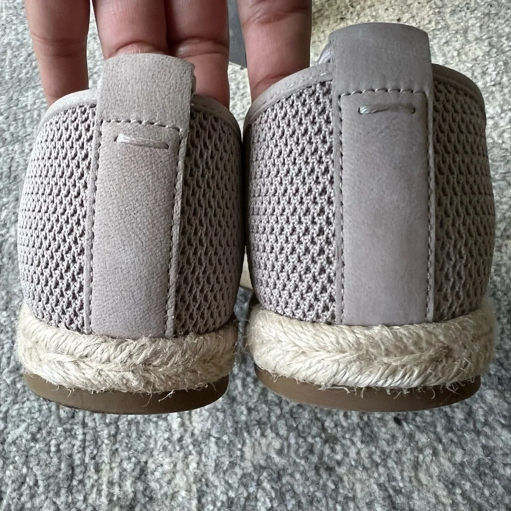Eileen Fisher Mews Mesh Espadrilles Womens 7 Blush Slip On Sandals